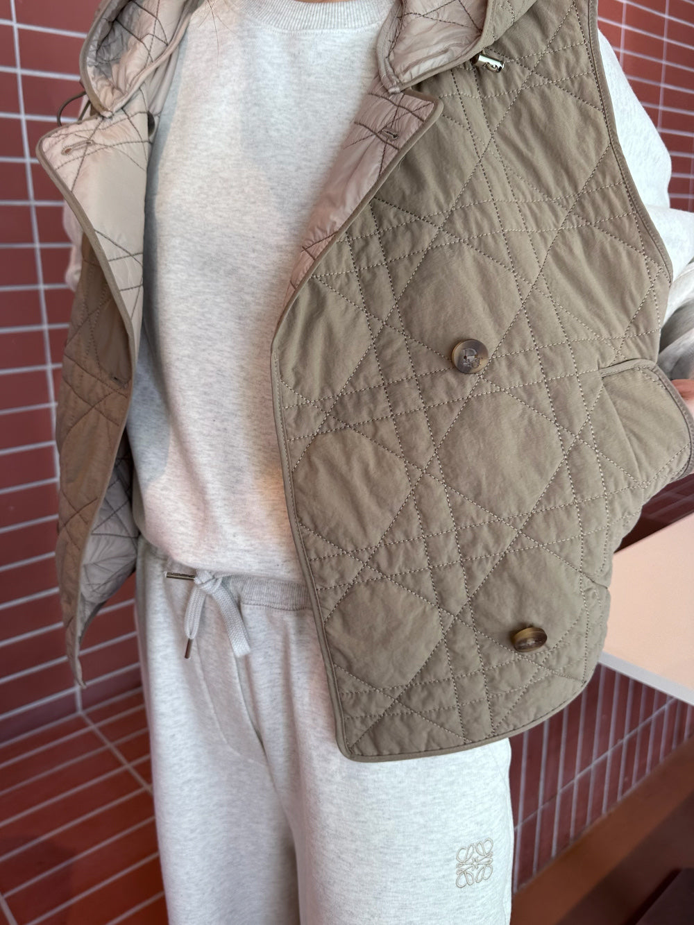 Ladies Quilted Hooded Sleeveless Vest