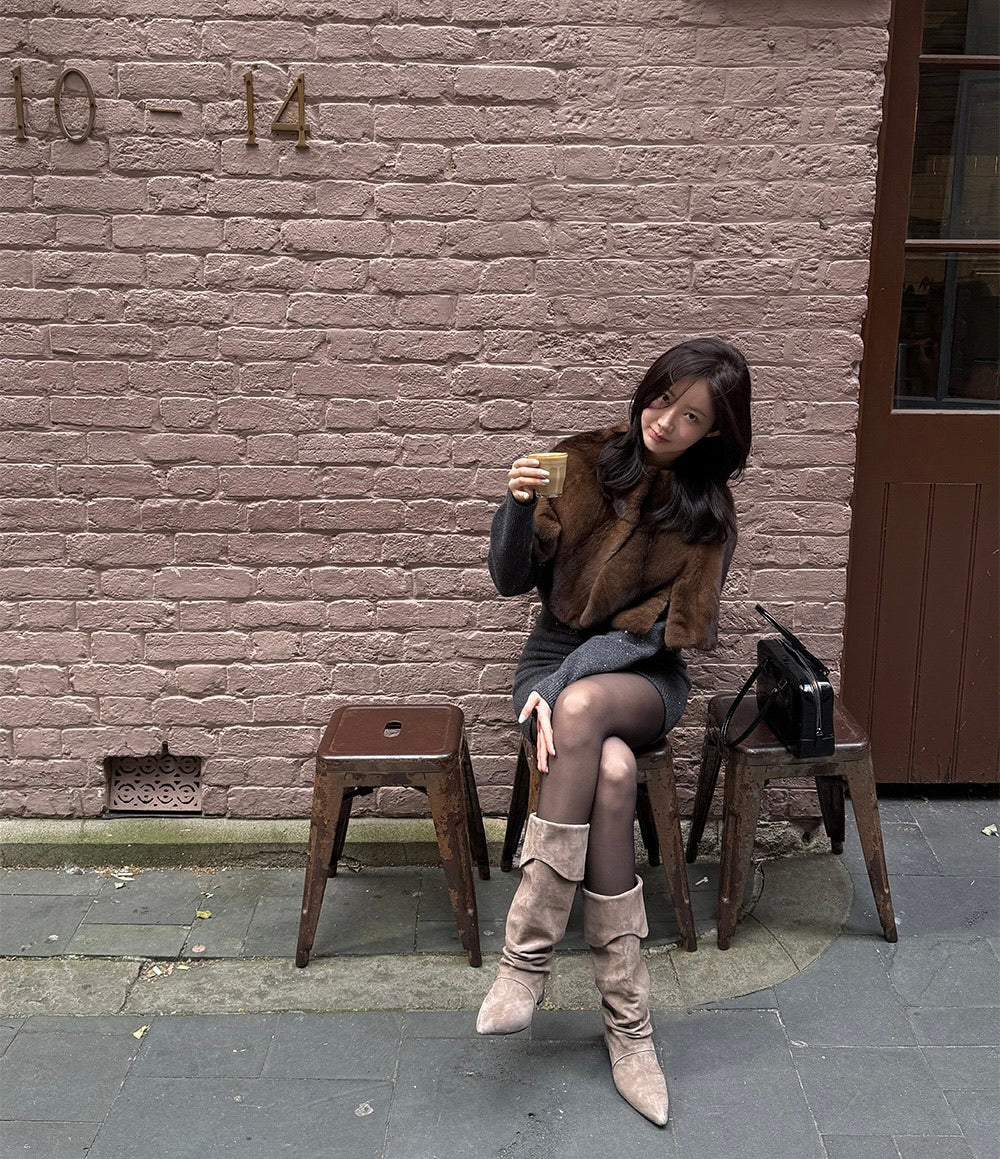 Stylish and Elegant Short-Sleeve Capelet Coat