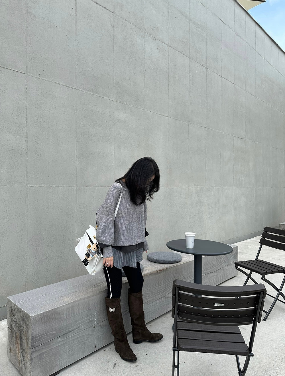 Women's Layered Knit & Shirt Hybrid Sweater