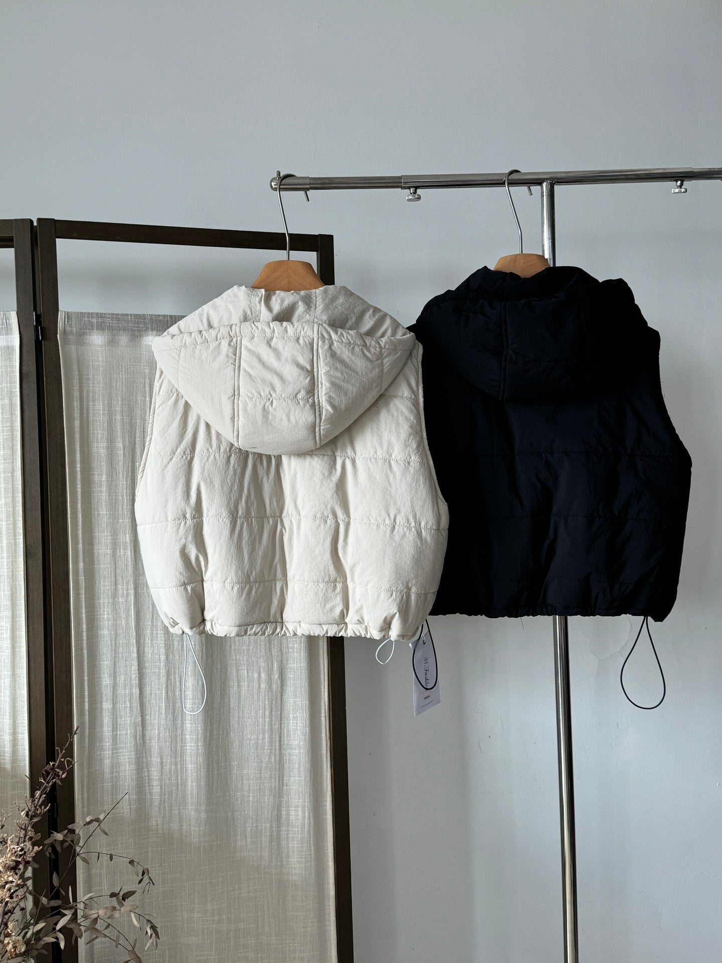 Women's Reversible Faux Fur & Quilted Padded Hooded Gilet