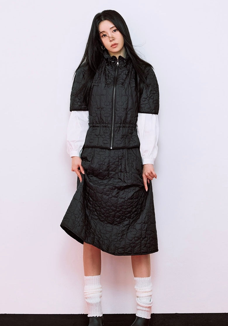 Women's Quilted Puffer Two-Piece Set