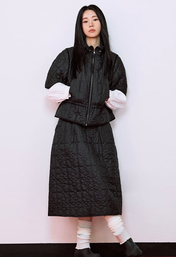 Women's Quilted Puffer Two-Piece Set